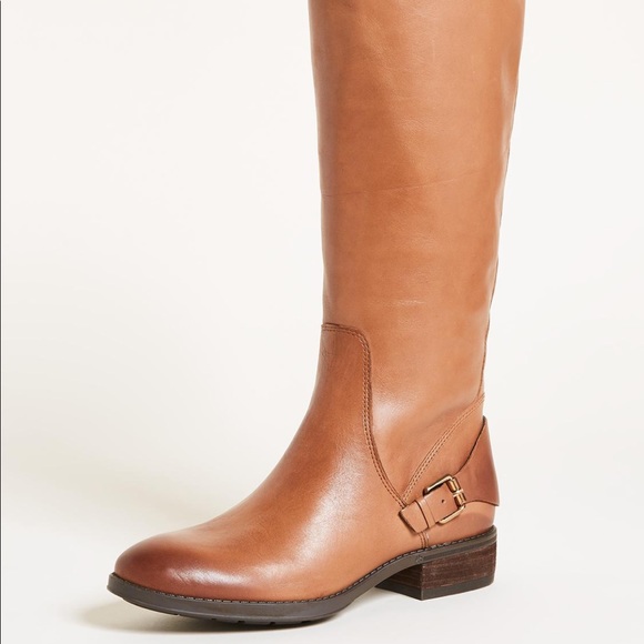 NEW SAM EDELMAN PORTMAN (WHISKEY BALLY LEATHER) riding BOOTS - Picture 2 of 14